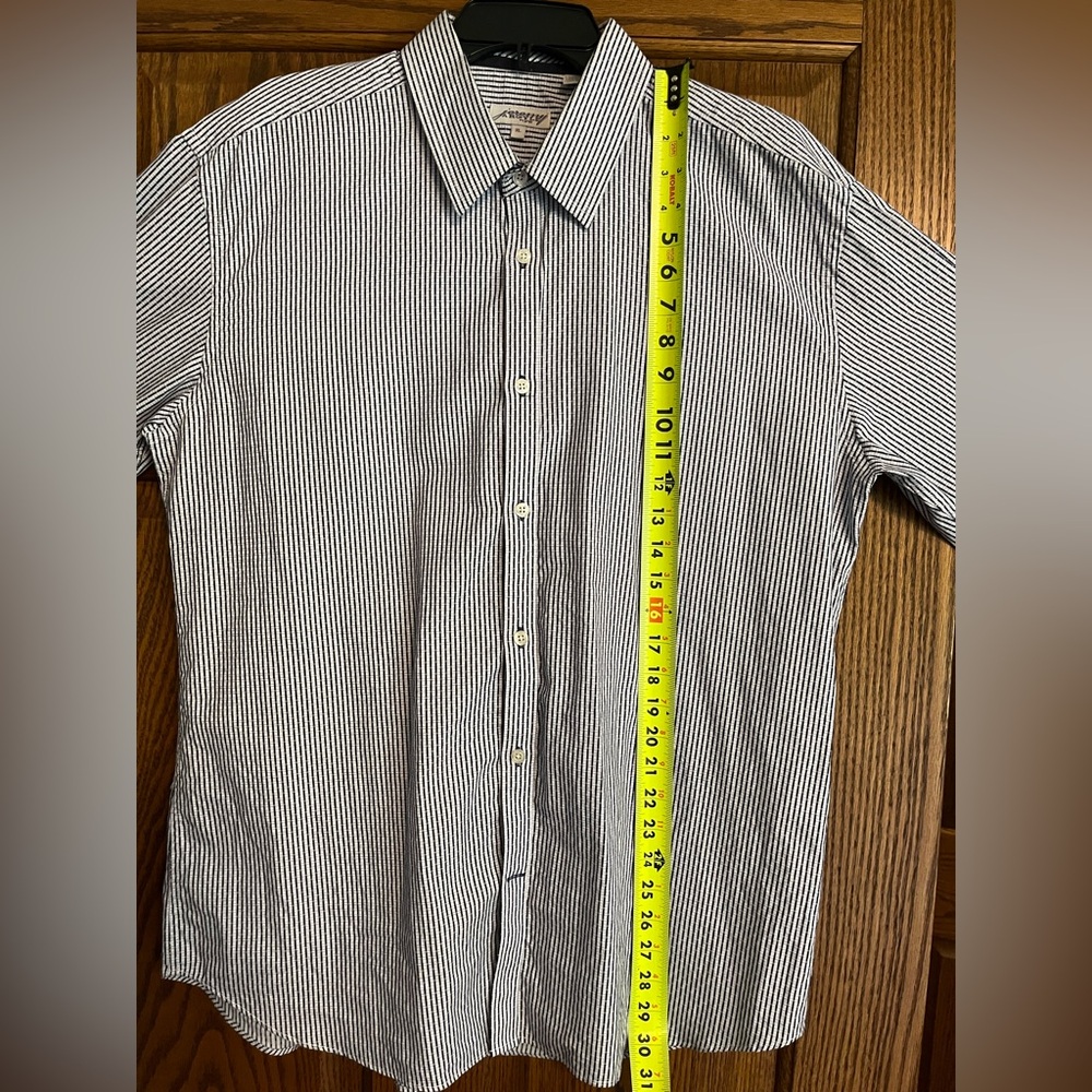 Jeremy Argyle NYC Men's Striped Button-Down Shirt -Size XL
